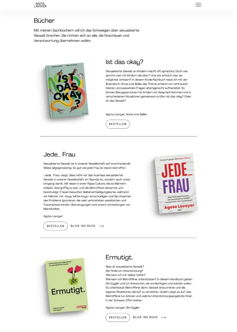 Agota Lavoyer - Bücher